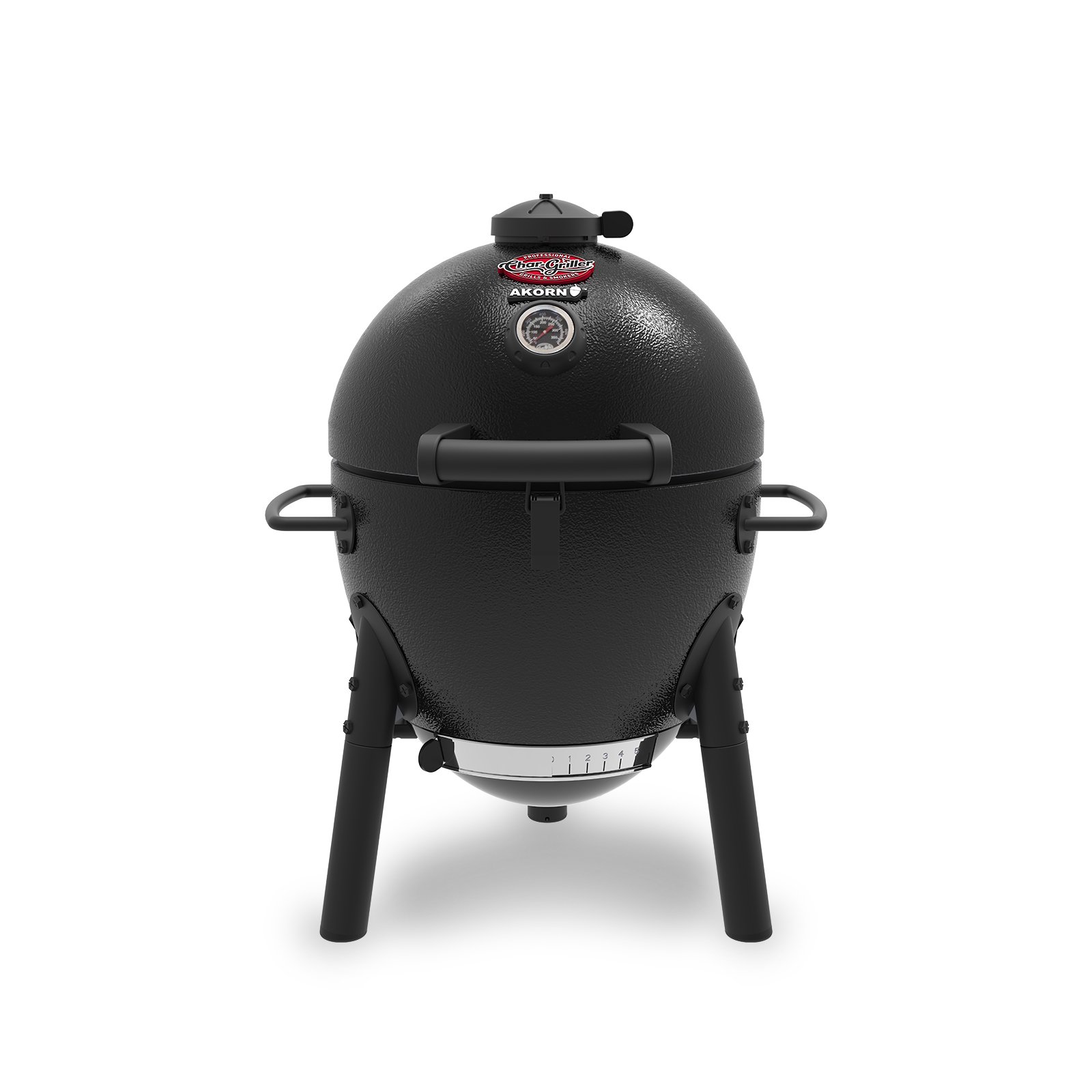 Char-Griller E6714 Akorn Jr Kamado Kooker Charcoal Grill, Black