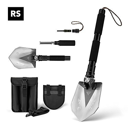 FiveJoy Military Folding Shovel 