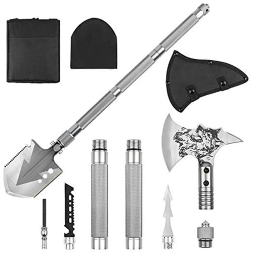 Liantral Folding Shovel and Survival Axe Set 