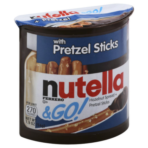 Nutella Ferrero + Pretzel Sticks