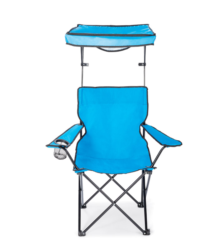 Quik Shade Adjustable Canopy Folding Camp Chair