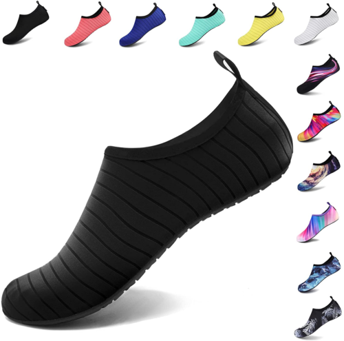 VIFUUR WaterSports Shoes Barefoot Quick-Dry Aqua Yoga Socks Slip-on for Men