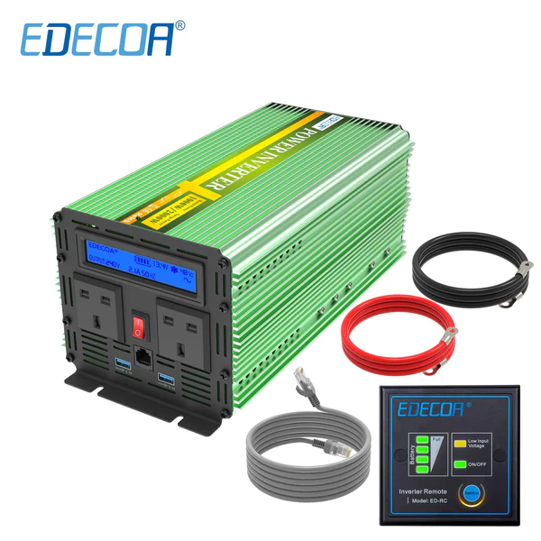 EDECOA Pure Sine Wave Power Inverter