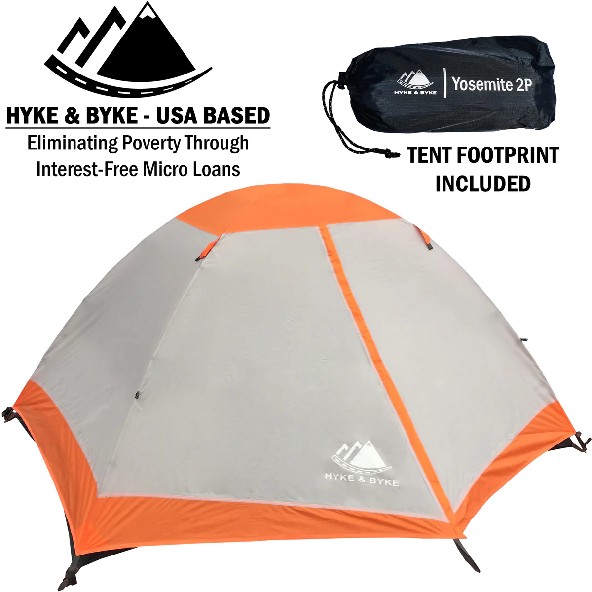 Hyke & Byke Yosemite Backpacking Tents with Footprint